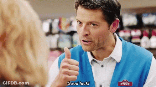 Man In Blue Vest Saying Steve GIF