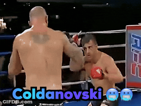 Man In Boxing Ring Coldanovski GIF