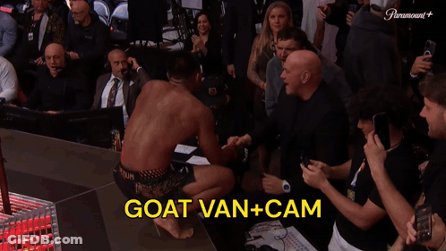 Man In Boxing Ring Goat Van + Cam GIF