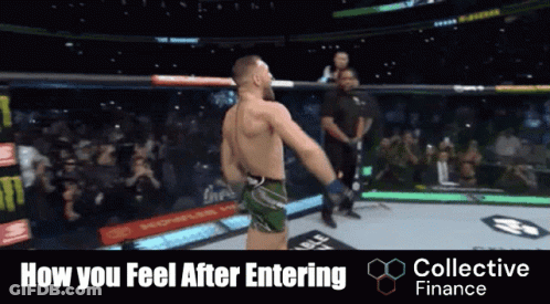 Man In Boxing Ring Saying How You Feel After Entering GIF