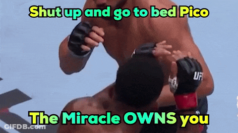 Man In Boxing Ring Shut Up And Go To Bed Pico The Miracle Owns You GIF