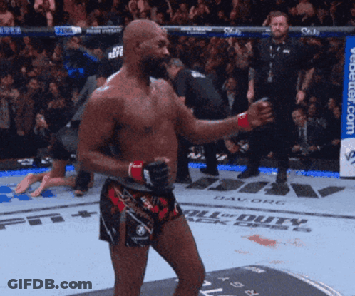 Man In Boxing Ring With Better.com Banner GIF