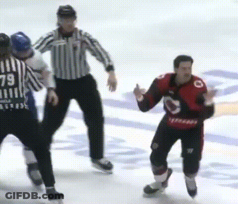 Man In Boxing Ring With Crypto.com Sign GIF