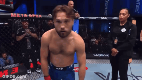 Man In Boxing Ring With Meta Apex GIF