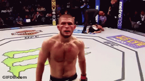 Man In Boxing Ring With MetroPCS Banner GIF