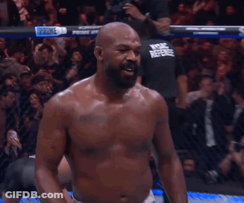 Man In Boxing Ring With Prime Banner GIF