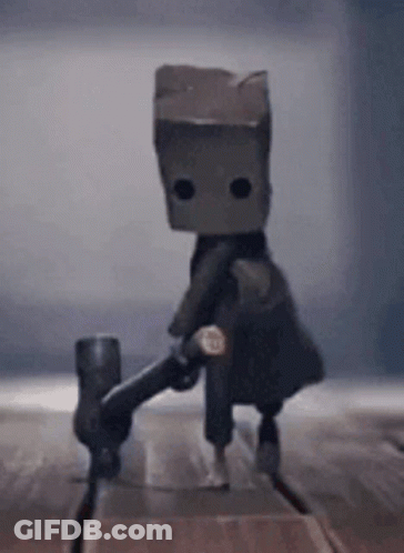 Man In Bradley's Big Buy Hat GIF