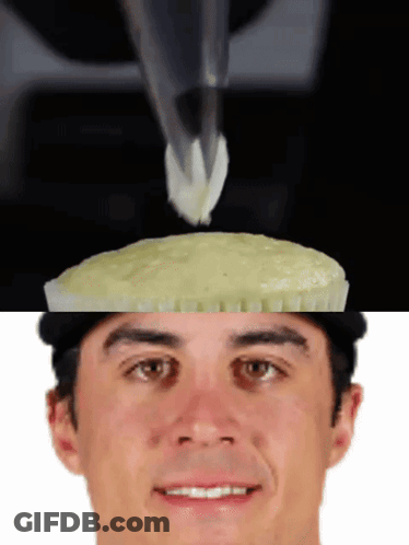 Man In Brewers Jersey Standing In Front Of Blue Wall GIF