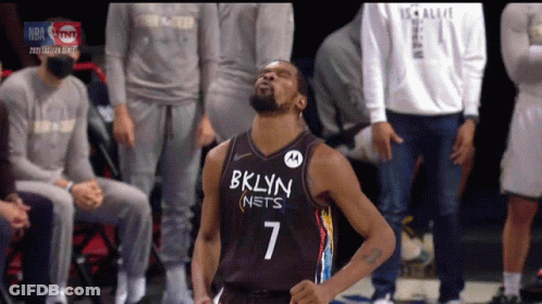 Man In Brooklyn Nets Jersey Dancing GIF