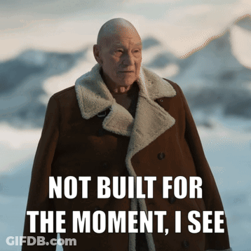 Man In Brown Coat Not Built For The Moment I See GIF