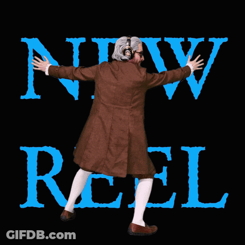 Man In Brown Coat Sign Saying New Rull GIF
