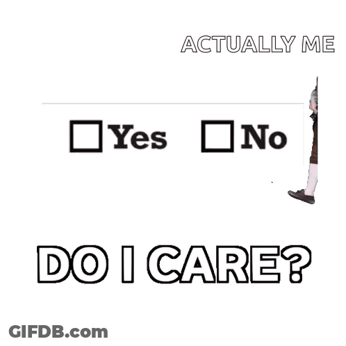 Man In Brown Coat With Red Heart Standing Next To Yes And No Sign GIF