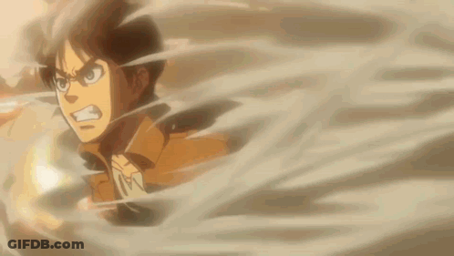 Man In Brown Jacket Flying With Smoke From Mouth GIF