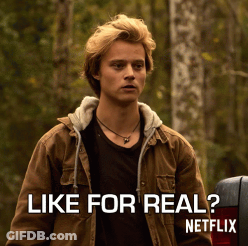 Man In Brown Jacket Next To Truck Saying Like For Real Netflix GIF