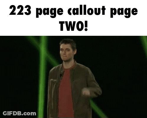 Man In Brown Jacket Pointing Up 223 Page Callout Page Two GIF