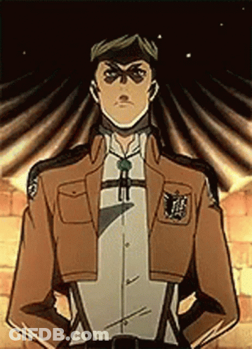Man In Brown Jacket Standing With Hands On Hips GIF