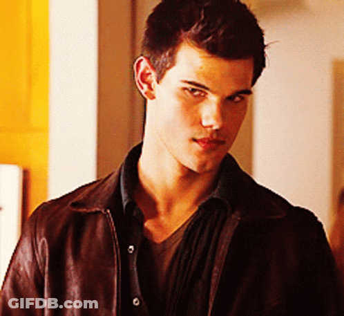 Man In Brown Leather Jacket And Black Shirt GIF