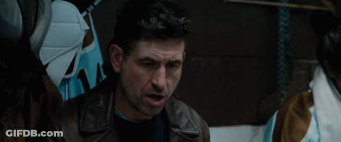 Man In Brown Leather Jacket With Number 1 GIF