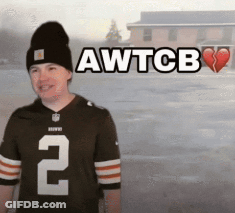 Man In Browns Jersey Number 2 GIF