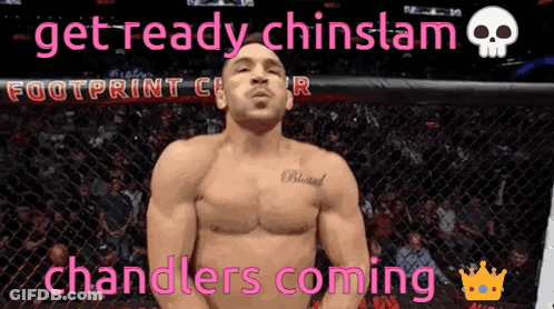 Man In Cage Get Ready Chinslam Chandler Coming GIF