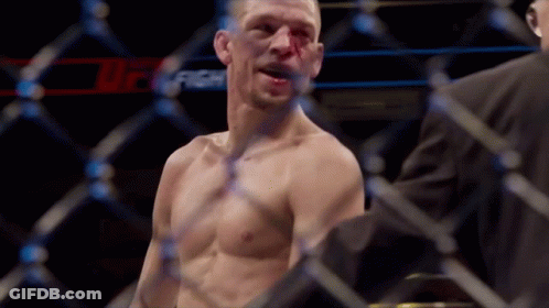 Man In Cage With UFC Logo GIF