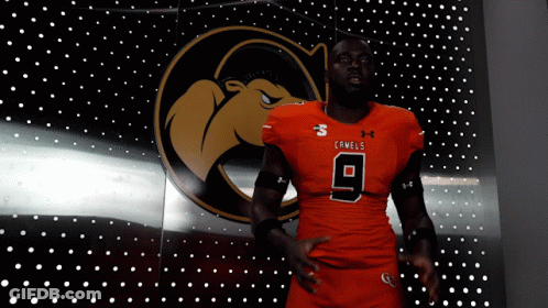 Man In Camels Jersey GIF