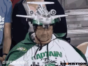 Man In Cape And Hat Saying Captain GIF