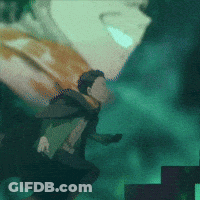 Man In Cape Running GIF