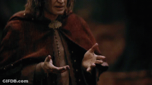 Man In Cape Saying Then I'll Just Have To Kill Him GIF