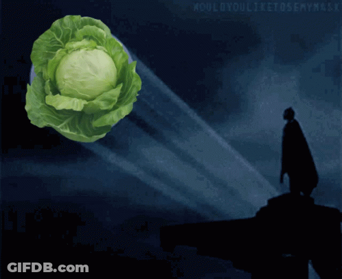 Man In Cape With Mask Caption GIF