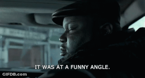 Man In Car It Was At A Funny Angle GIF