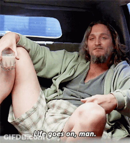 Man In Car Life Goes On Man GIF