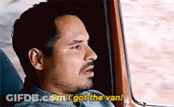 Man In Car Saying But I Got The Van GIF