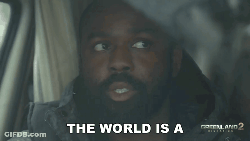 Man In Car Saying Dangerous Place Now GIF