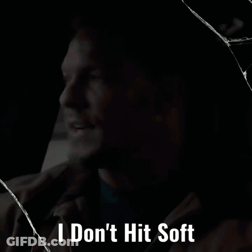 Man In Car Saying I Don't Hit Soft GIF