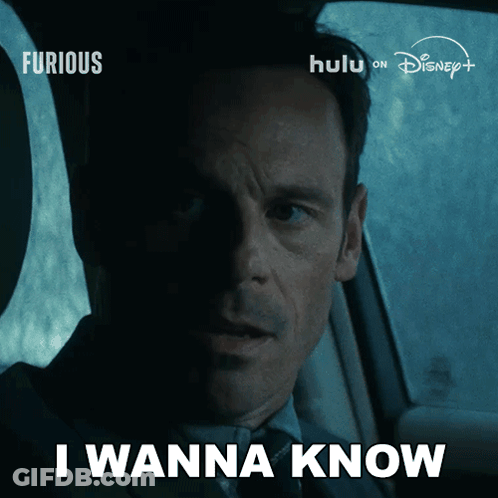 Man In Car Saying I Wanna Know GIF