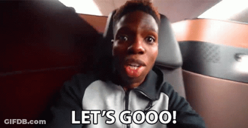 Man In Car Saying Let's Goooo GIF