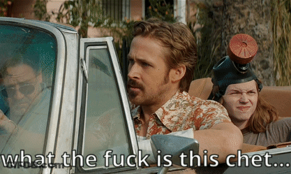 Man In Car Saying What The Fuck Is This Chet GIF