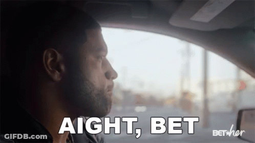 Man In Car Says Aight Bet GIF