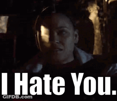 Man In Car With I Hate You GIF