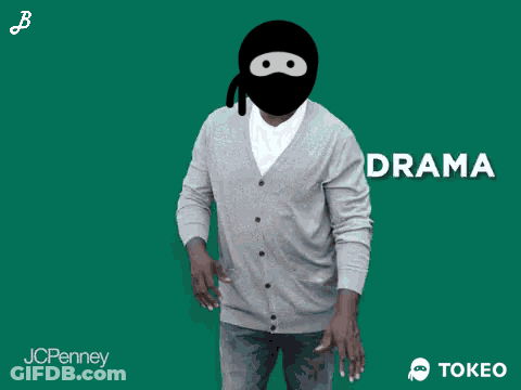 Man In Cardigan And Mask With Anxiety GIF