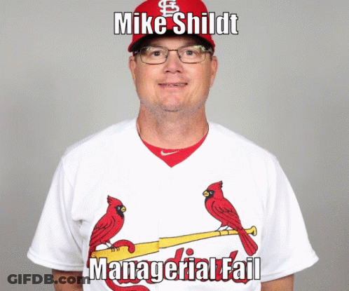 Man In Cardinals Shirt Mike Shieldt GIF