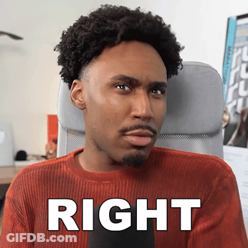 Man In Chair With Right On Face GIF