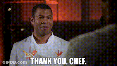Man In Chef Coat Thumbs Up Saying Thank You Chef GIF