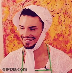 Man In Chef Hat And Apron Smiling GIF