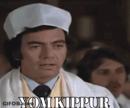 Man In Chef Hat Saying Yom Kippur GIF