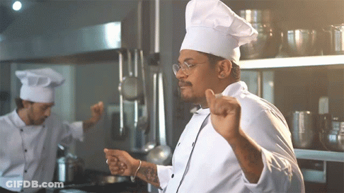Man In Chef Hat Thumbs Up GIF