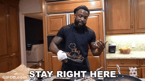 Man In Chef O'Nasty Apron And Hat GIF