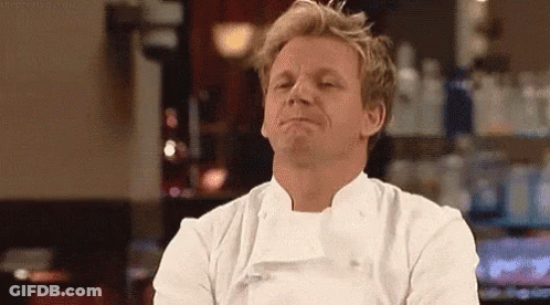 Man In Chef Uniform Making Funny Face GIF