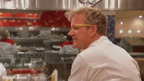 Man In Chef Uniform With Glasses GIF